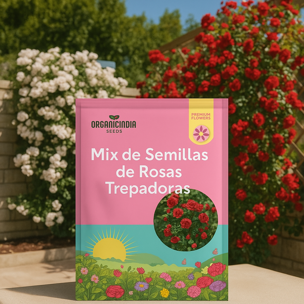 200 SEMILLAS DE ROSAS TREPADORAS + GUIA PASO A PASO PARA CULTIVAR 🌹